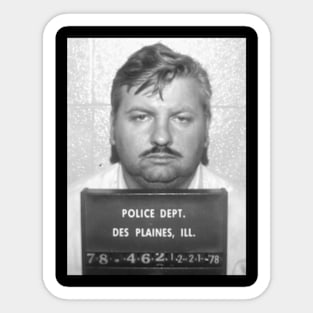 John Vintage Wayne criminal Gacy Sticker